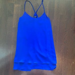Cobalt blue tank shift dress